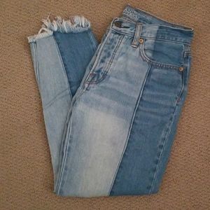 Vintage 2 tone denim american eagle outfitters